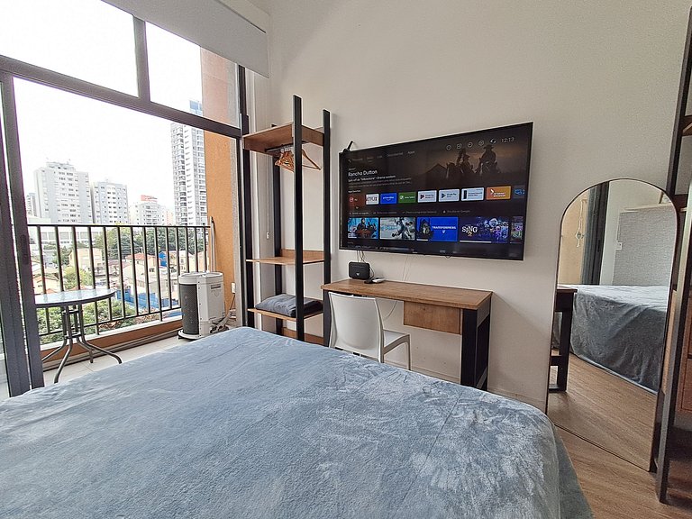 Studio near Allianz Parque for 3 people