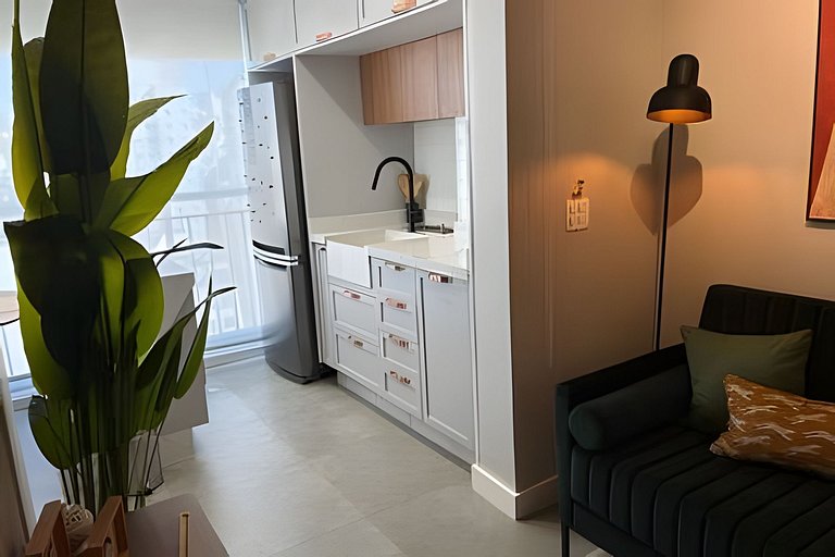 Studio em Santa Cecília - Conforto e Localização