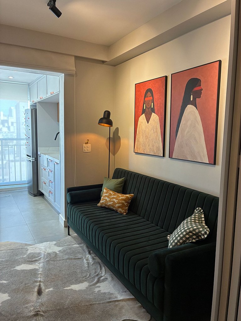 Studio em Santa Cecília - Conforto e Localização