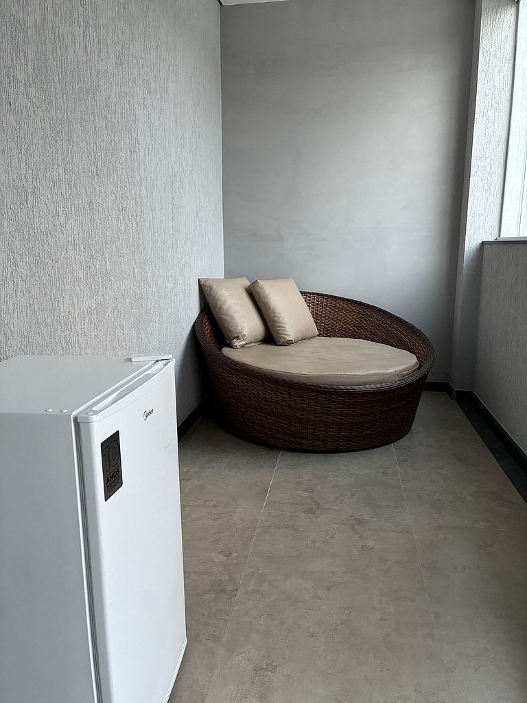 Suite p/ 3 Pessoas na Praia de Massaguaçu