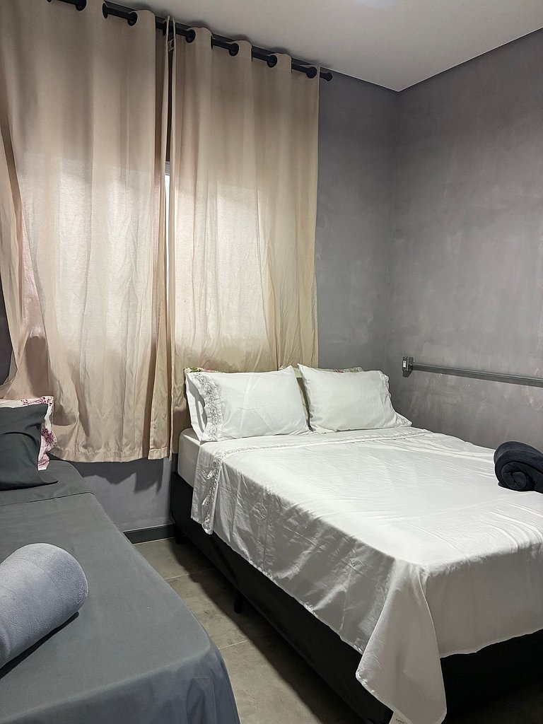 Suite para 3 personas en la playa de Massaguaçu